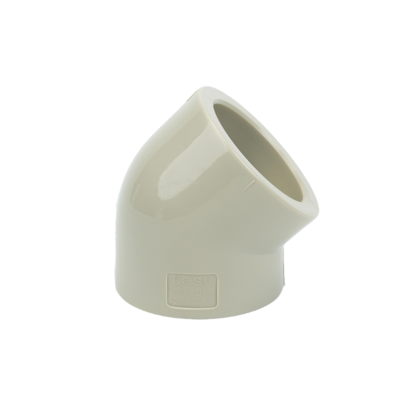β--PPH Ổ cắm nhiệt hạch khuỷu tay 45 độ 1.6MPa
